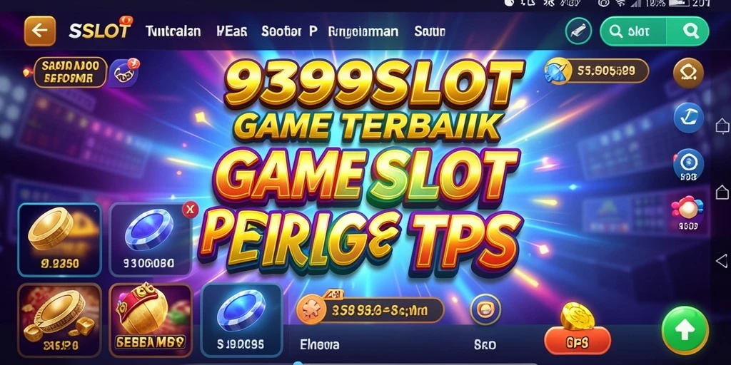 Gameplay seru dan interaktif 9399SLOT di layar.