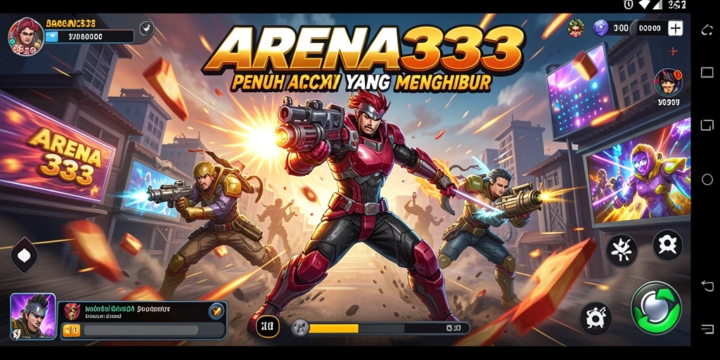 Screenshot menampilkan aksi cepat dalam game Arcade ARENA333.