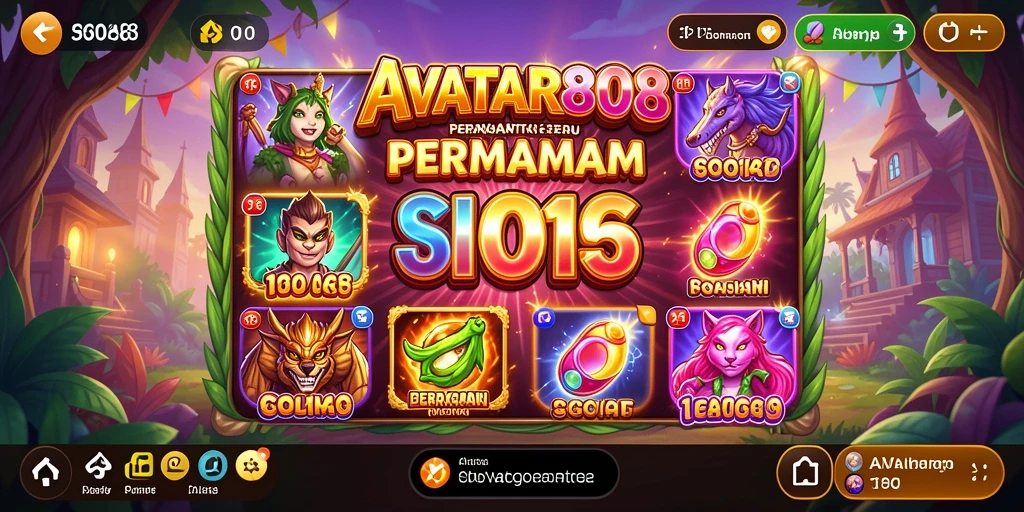 Tampilan gameplay Slot yang menarik di AVATAR808.