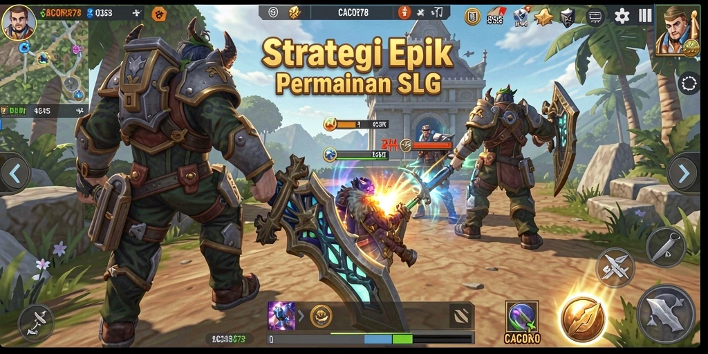 Tampilan gameplay menarik dari CACOR78 yang penuh strategi.