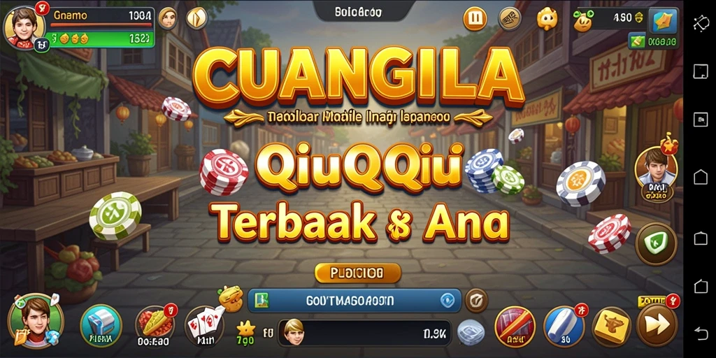 Screenshot gameplay QiuQiu yang menegangkan dan seru.