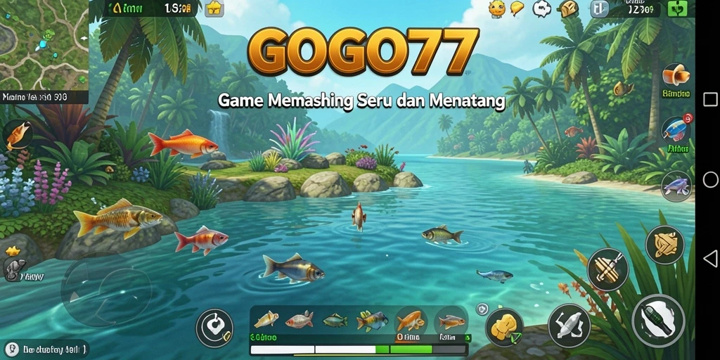 Screenshot GOGO77 menampilkan aksi memancing yang mendebarkan.