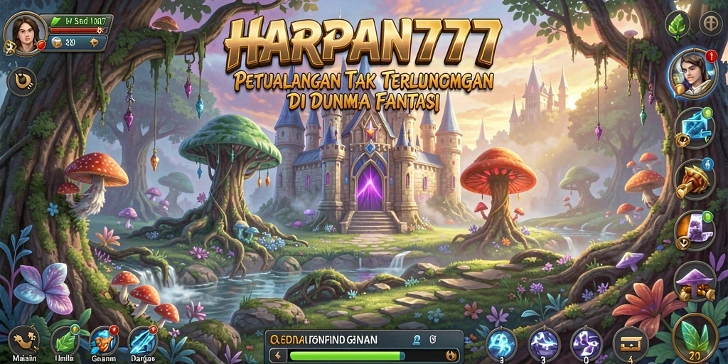 Screenshot gameplay seru HARAPAN777 menampilkan aksi petualangan mendebarkan.