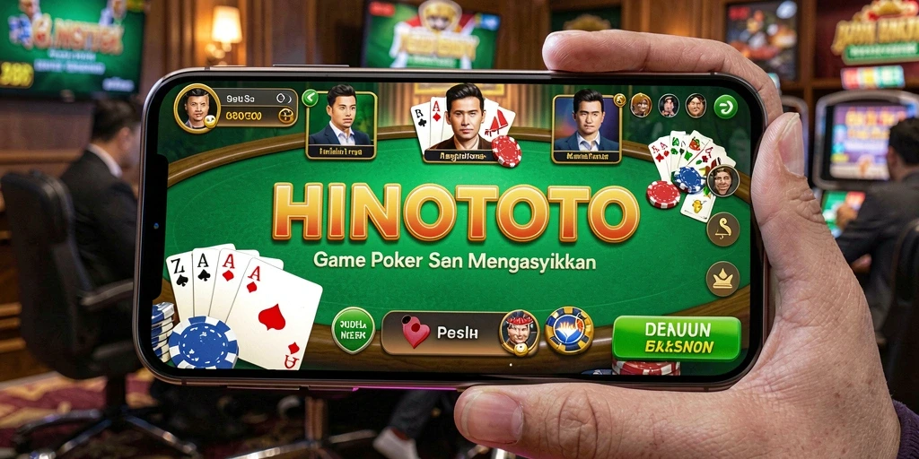 Gameplay seru dalam aplikasi HINOTOTO dengan tampilan yang memukau.