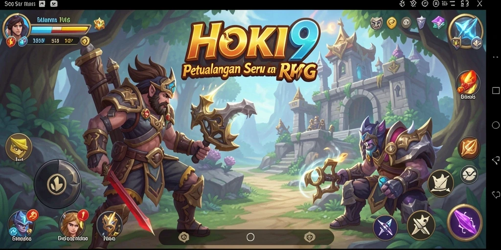 Tangkapan layar gameplay RPG HOKI9 yang mendebarkan.