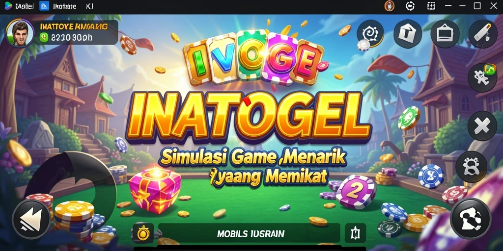 Tampilan gameplay menarik dari INATOGEL di dunia simulasi.