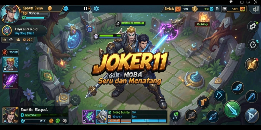 Tampilan menarik dari gameplay intens di JOKER11.
