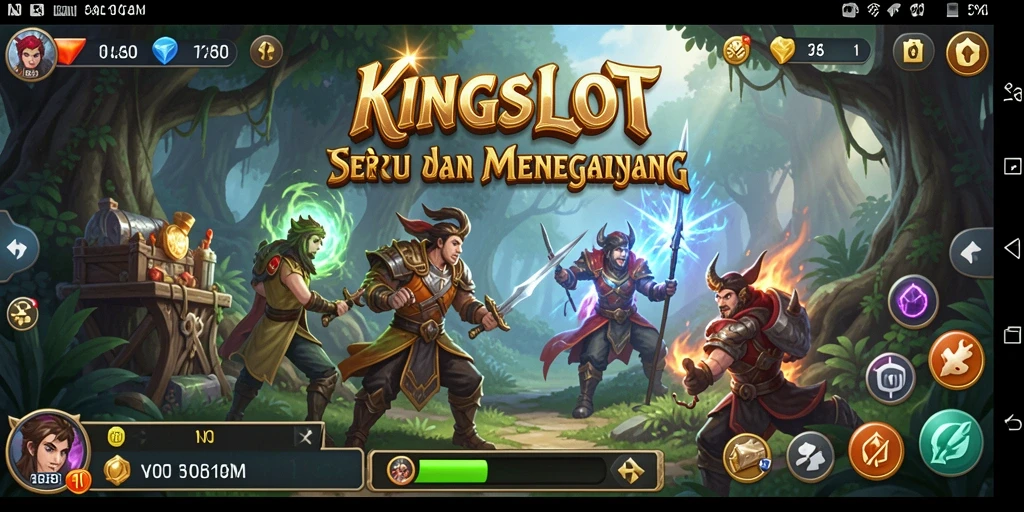 Gameplay KINGSLOT yang seru dengan aksi menegangkan di TPS.