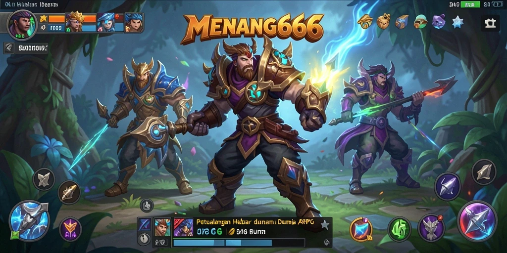 Tampilan menarik dari gameplay ARPG MENANG666 yang mendebarkan.