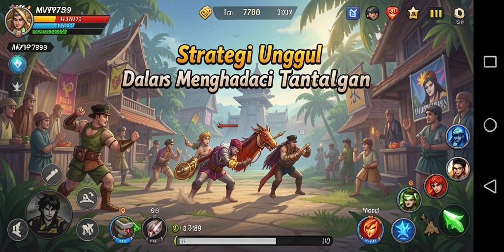 Tampilan gameplay MVP789 yang menegangkan dengan strategi yang kompleks.