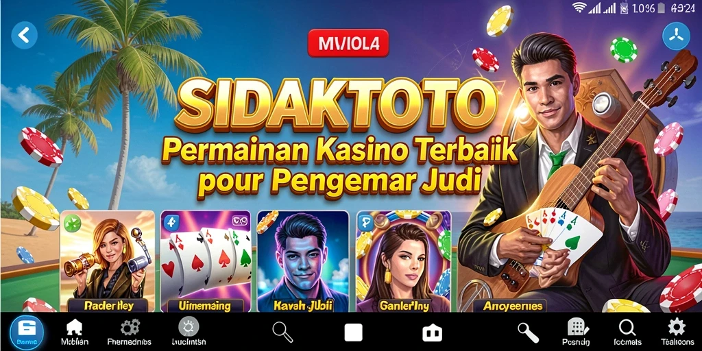 Tampilan menarik dan gameplay seru dari SIDAKTOTO.