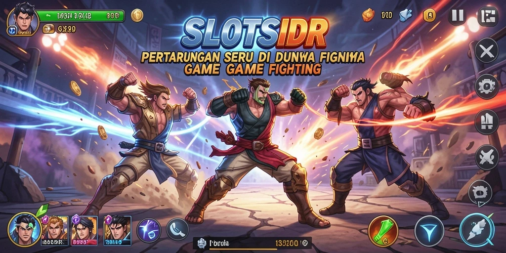 Screenshot menampilkan aksi pertarungan dalam SLOTSIDR yang mendebarkan.