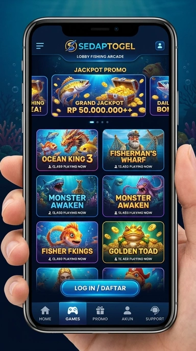 Tampilan aplikasi sedaptogel yang sederhana dan intuitif.